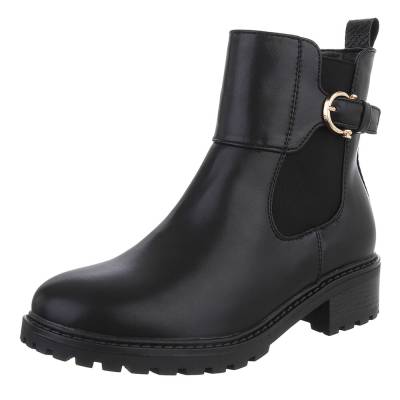 Klassische Stiefeletten für Damen in Schwarz