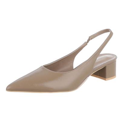 Schnür- & Riemchenpumps für Damen in Khaki