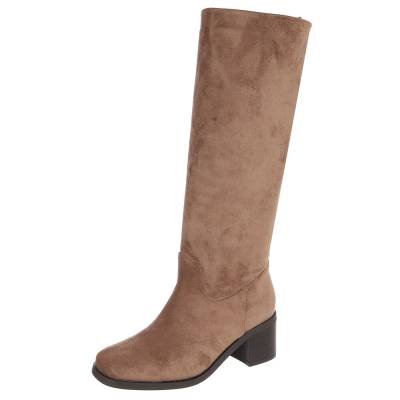 Classic boots for women in light-brown