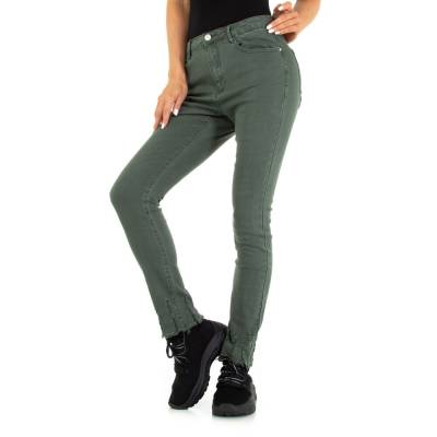 Skinny Jeans für Damen in Grün