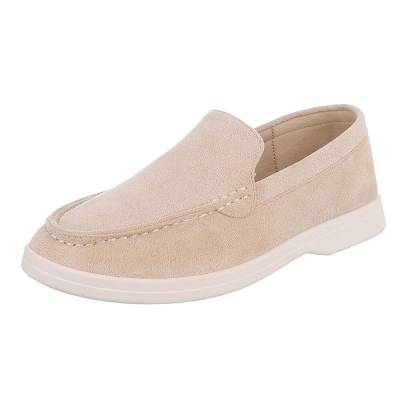 Loafers for women in beige