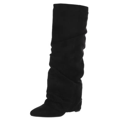 High-Heel Stiefel für Damen in Schwarz