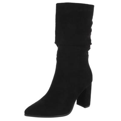 High-Heel Stiefel für Damen in Schwarz
