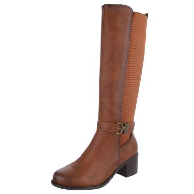 Klassische Stiefel für Damen in Camel