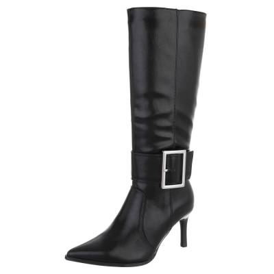 Heeled boots for women in black