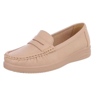 Loafers for women in light-brown