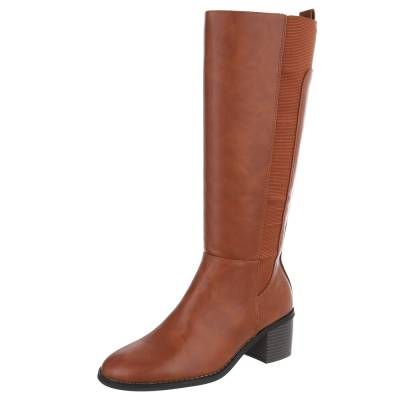 Klassische Stiefel für Damen in Camel