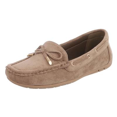 Loafers for women in light-brown
