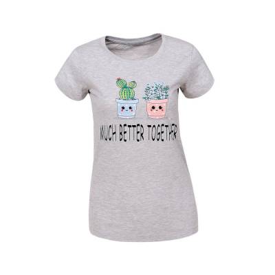 T-Shirt für Damen in Grau