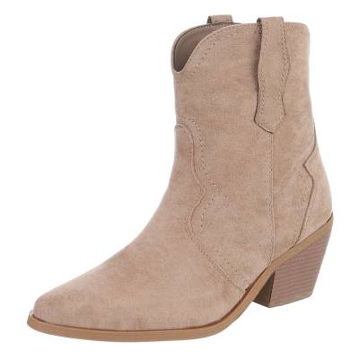 Western- & Bikerboots für Damen in Hellbraun