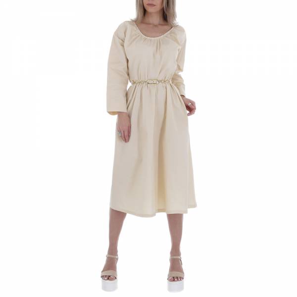 Summer dress for women in beige