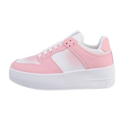 Sneakers Low für Damen in Rosa und Weiß
