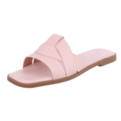 Mules for women in pink