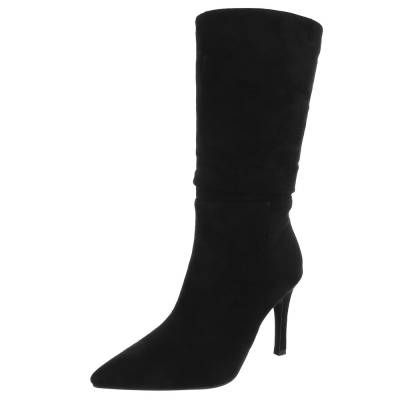 High-Heel Stiefel für Damen in Schwarz