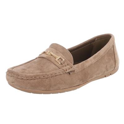 Loafers for women in light-brown