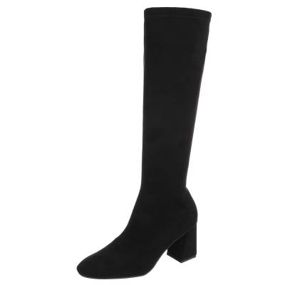 Heeled boots for women in black