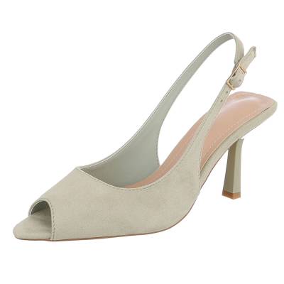 Schnür- & Riemchenpumps für Damen in Hellgrün