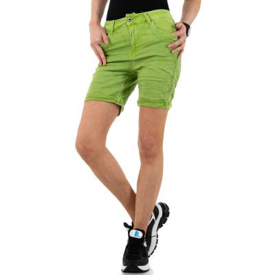 Jeansshorts für Damen in Grün