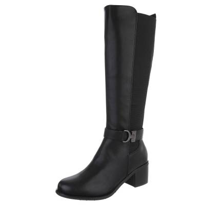 Klassische Stiefel für Damen in Schwarz