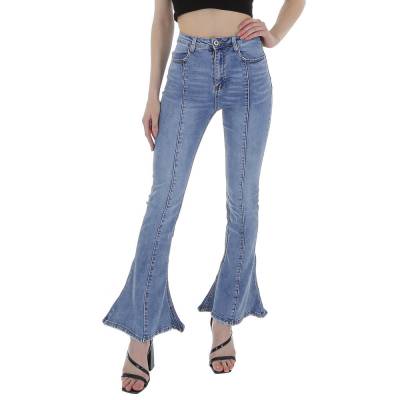 High Waist Jeans für Damen in Hellblau