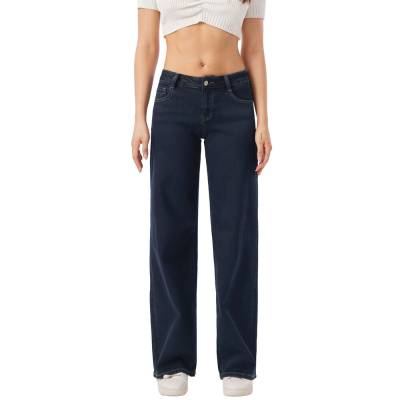 Relaxed Fit Jeans für Damen in Dunkelblau