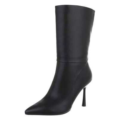 High-Heel Stiefel für Damen in Schwarz