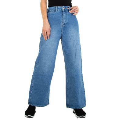 Straight Leg Jeans für Damen in Blau