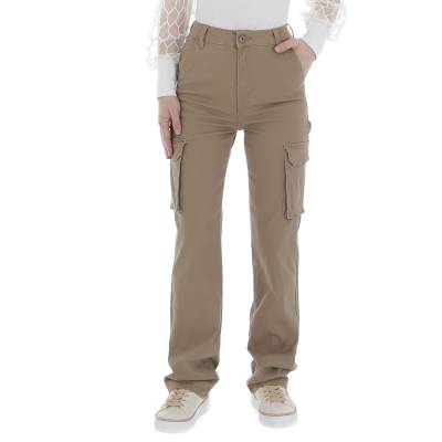 Cloth trouser for women in beige