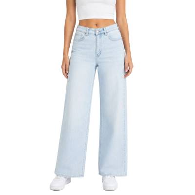 Relaxed fit jeans for women in light-blue