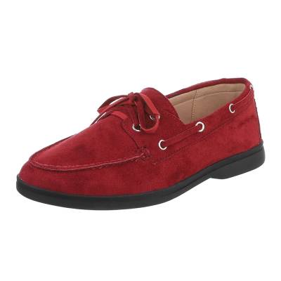 Slipper für Damen in Weinrot