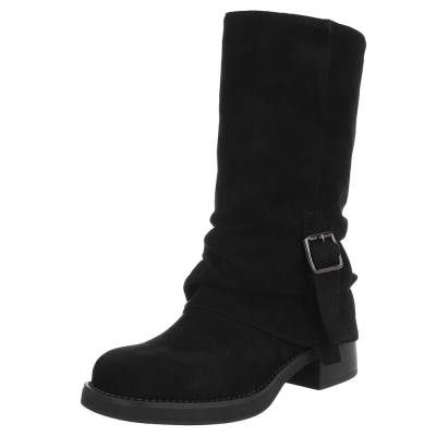 Western- & Bikerstiefel für Damen in Schwarz