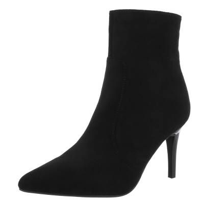 High-Heel Stiefeletten für Damen in Schwarz