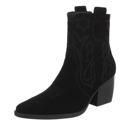 Western- & Bikerboots für Damen in Schwarz