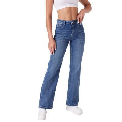 High Waist Jeans für Damen in Blau