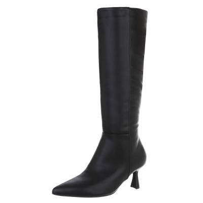Klassische Stiefel für Damen in Schwarz