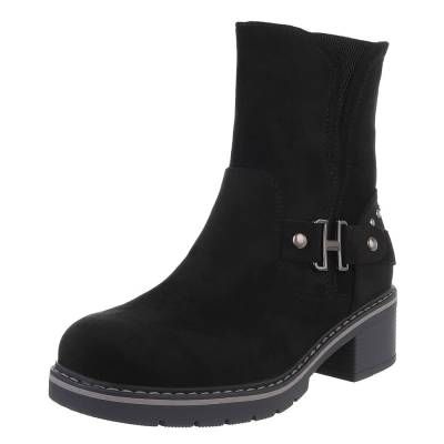 Klassische Stiefeletten für Damen in Schwarz