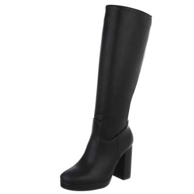 High-Heel Stiefel für Damen in Schwarz