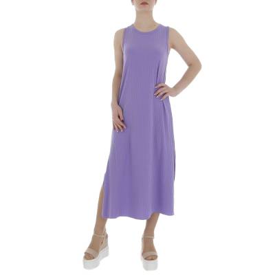 Stretch dress for women in purple
