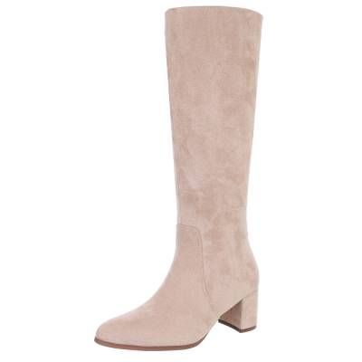 Klassische Stiefel für Damen in Beige