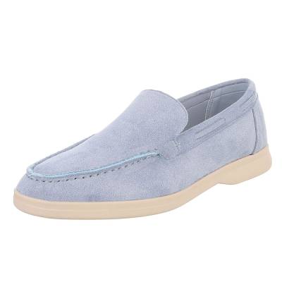 Loafers for women in light-blue