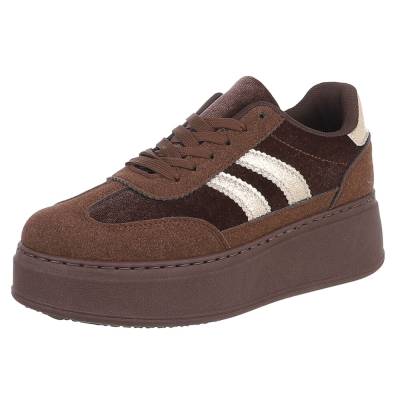 Sneakers Low für Damen in Braun