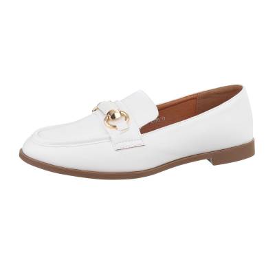 Loafers for women in white
