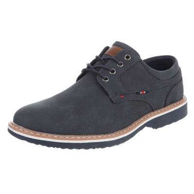 Lace-ups for men in dark-blue