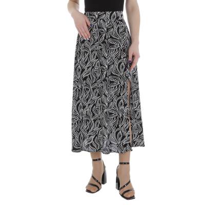 Maxi skirt for women in black
