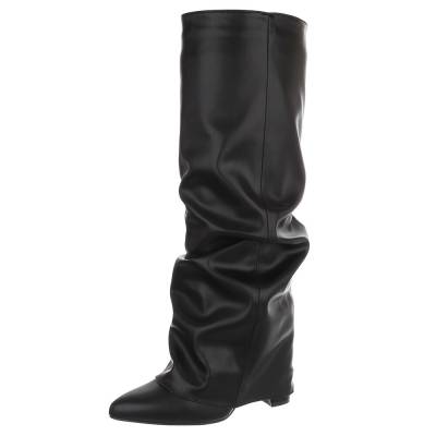 High-Heel Stiefel für Damen in Schwarz
