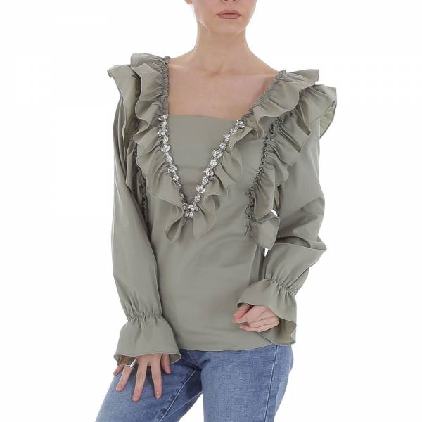 Blouse for women in olive
