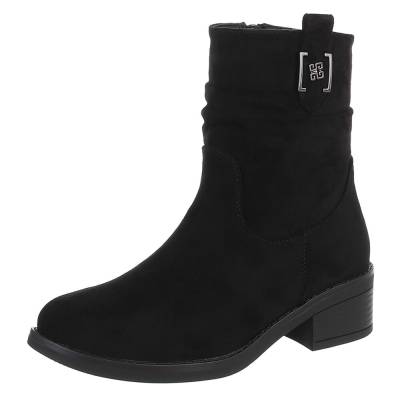 Klassische Stiefeletten für Damen in Schwarz