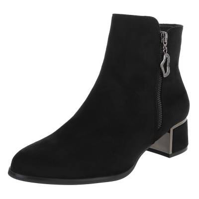 Klassische Stiefeletten für Damen in Schwarz