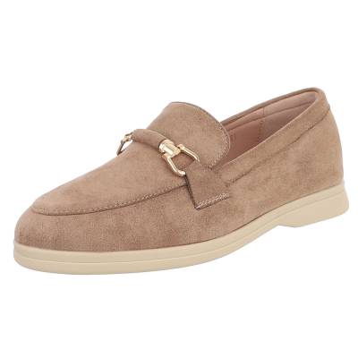 Loafers for women in light-brown