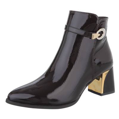 Classic ankle boots for women in brown